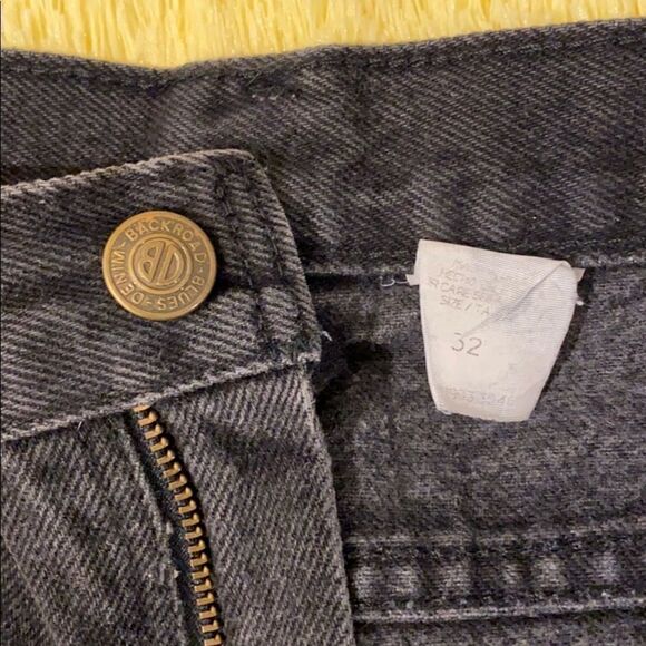 Vintage Backroads Blues High Waist Shorts Sz 32 - Picture 2 of 5